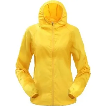 Dámské oblečení Dámská nepromokavá bunda J2998 žlutá S