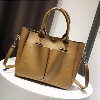 Kabelka Dámská kabelka přes rameno M762 hnědá