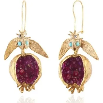 Náušnice Dámské visací náušnice jablko G191