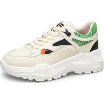 Dámské tenisky Dámské tenisky na platformě krémová 36