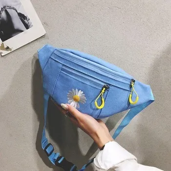 Ledvinka Dámská ledvinka T804 modrá