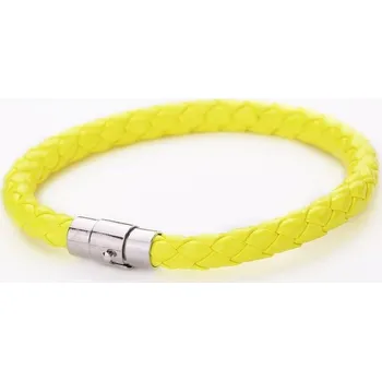 Náramek Dámský pletený náramek J3128 žlutá