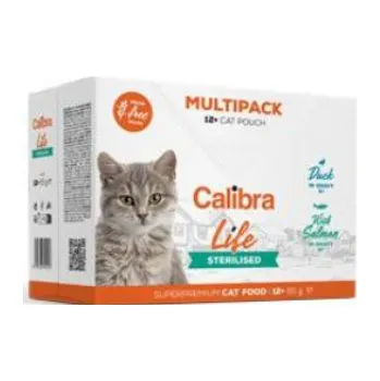 Krmivo pro kočku Calibra Cat Life kapsa Sterilised Multipack 12x85g