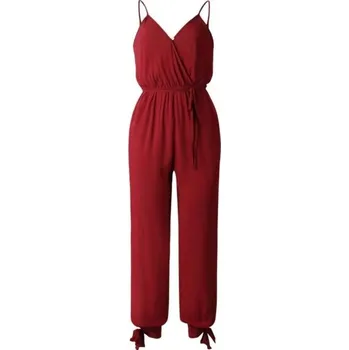 Dámský overall Dámský overal s překládaným topem červená XL