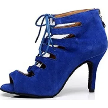 Dámská obuv Dámské taneční lodičky A451 modrá 42 10 cm