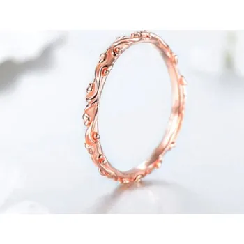 Šperk Dámský prstýnek D904 starorůžová 6