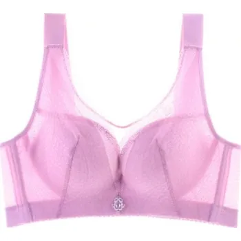 Podprsenka Dámská sexy vyztužená podprsenka růžová 95D