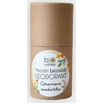 Biorythme přírodní bezsodý deodorant Citronová meduňka v papírovém obalu
