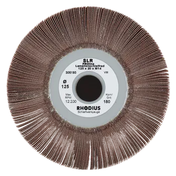 Brusný kotouč RHODIUS Brousicí vějíře SLR 125 x 20,0 x M14 P180 PROline