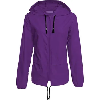 Dámská casual bunda Dámská nepromokavá bunda P2134 fialová XXL