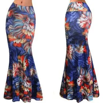 Dámská sukně Dámská dlouhá sukně se vzorem A1012 XL 11