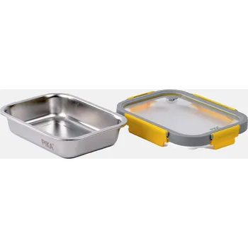 Dóza na potraviny Pika Nerezový jídelní box 820 ml se skleněným víkem (PKMS820)