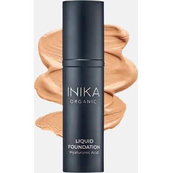Make-up Inika Organic Bio tekutý make-up s kyselinou hyaluronovou (Odstín: Honey (vzorek))