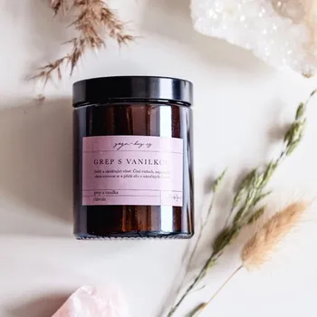 Svíčka Yoga Day Svíčka grep s vanilkou