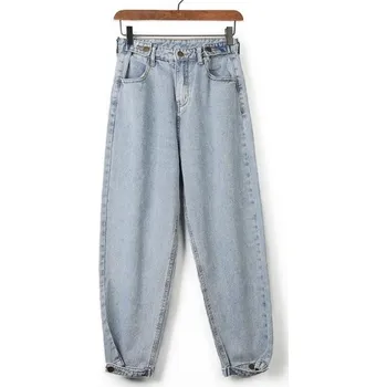 Dámské džíny Dámské 3/4 džíny volné světle modrá XS