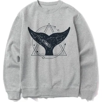 Dámská mikina Dámská mikina s potiskem B23 šedá L 3