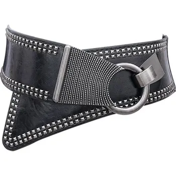 Opasek Dámský široký pásek C995 černá