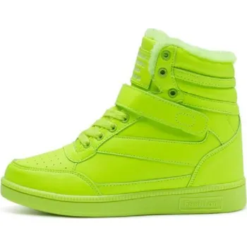 Dámská obuv Dámské zimní tenisky Hoops s kožíškem J2437 zelená 40