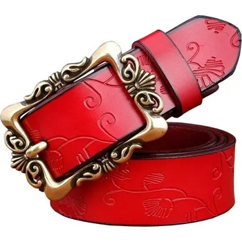 Opasek Dámský kožený pásek L95 95 cm 9