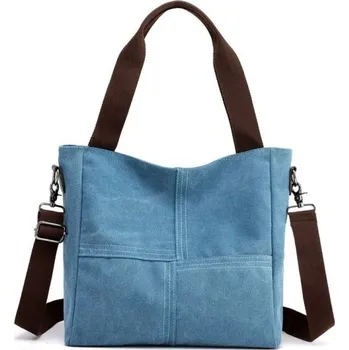 Kabelka Dámská plátěná kabelka M1149 modrá