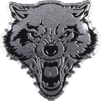 Samolepicí dekorace na vozidlo 3D samolepka na auto vlk 2