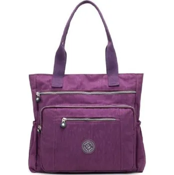Kabelka Dámská plátěná kabelka M1137 fialová
