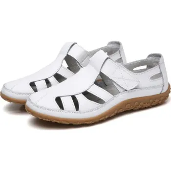 Dámské sandále Dámské sandály na suchý zip bílá 35