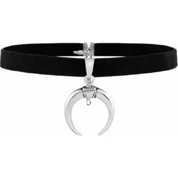 Náhrdelník Dámský páskový náhrdelník s půlměsícem