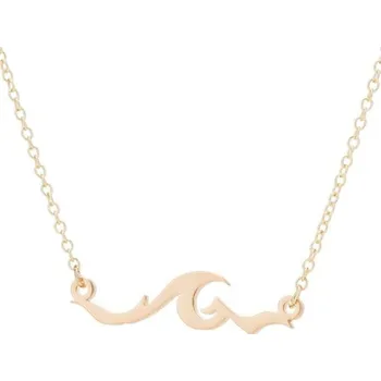 Náhrdelník Dámský náhrdelník s mořskou vlnou zlatá 1