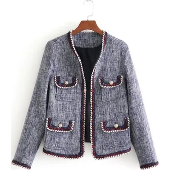 Dámské sako Dámské moderní sako s kapsami S