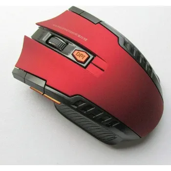 Bezdrátová myš 1200 DPI červená