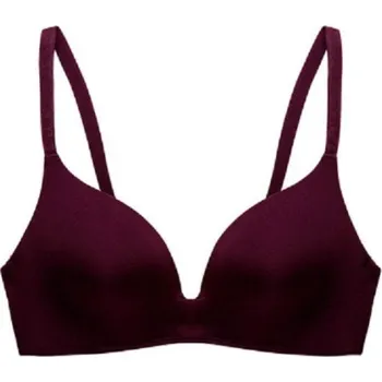 Podprsenka Dámská Push-up podprsenka Mandy vínová 80B