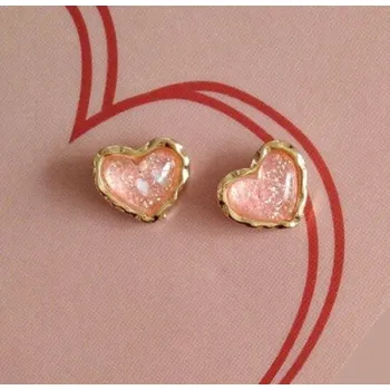 Náušnice Dámské náušnice srdce J204 1