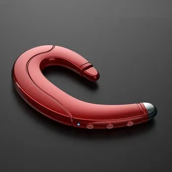 Handsfree Bluetooth handsfree sluchátko za ucho červená