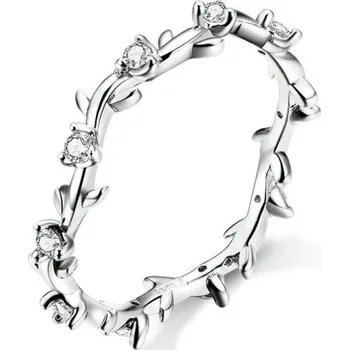 Šperk Dámský prstýnek s květinami D1400 6