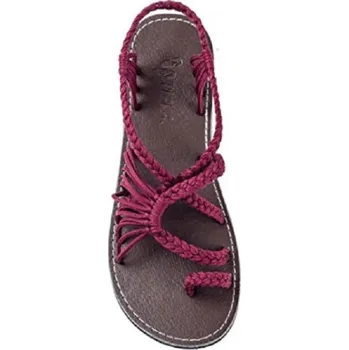 Dámské sandále Dámské plážové sandály tmavě růžová 36