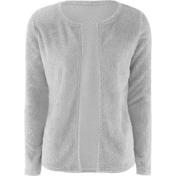 Dámské oblečení Dámský stylový cardigan J2448 šedá S