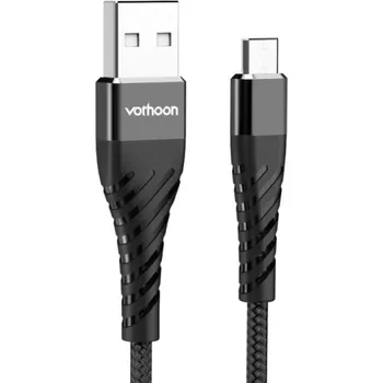 Datový kabel Datový kabel USB na Micro USB K493 černá 1,5 m