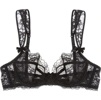 Podprsenka Dámská krajková Bardot podprsenka černá 75C
