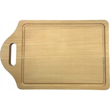 Kuchyňské prkénko DŘEVĚNÉ KUCHYŇSKÉ PRKÉNKO NA KRÁJENÍ S RUKOJETÍ 31 cm