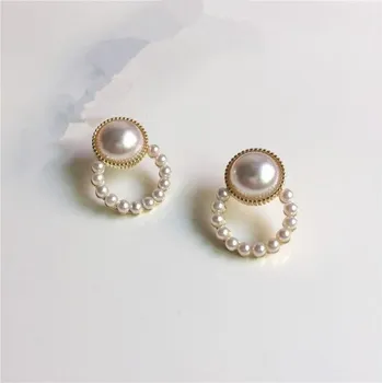 Náušnice Dámské náušnice s perlami H770 2