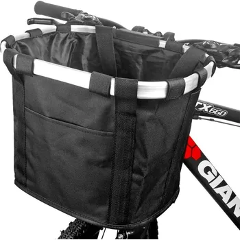 brašna na kolo Davay BSK7 košík na psa na kolo na řídítka 25x28x22 cm Barva: Černá