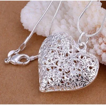 Náhrdelník Dámský náhrdelník ve tvaru srdce J546 2