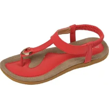 Dámské sandále Dámská letní obuv - Sandály červená 39