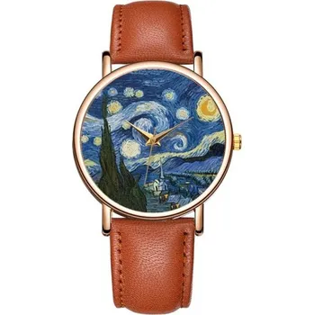 Hodinky Dámské hodinky E2519 hnědá