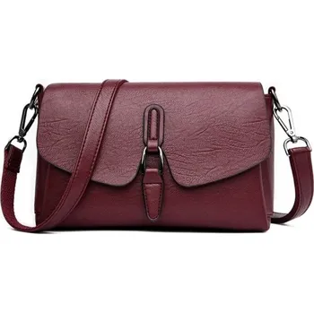 Kabelka Dámská crossbody kabelka M1821 vínová