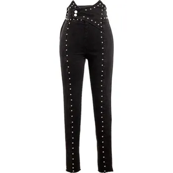 Dámské džíny Dámské džíny s nýty S