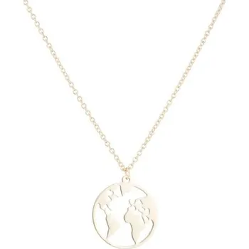 Náhrdelník Dámský náhrdelník zeměkoule zlatá