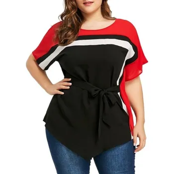 Dámské tričko Dámský top nadměrné velikosti 4XL