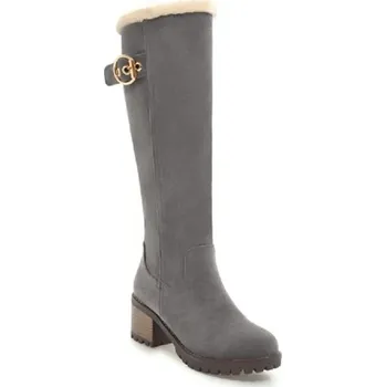 Dámské kozačky Dámské stylové kozačky Rosie J2413 šedá 38